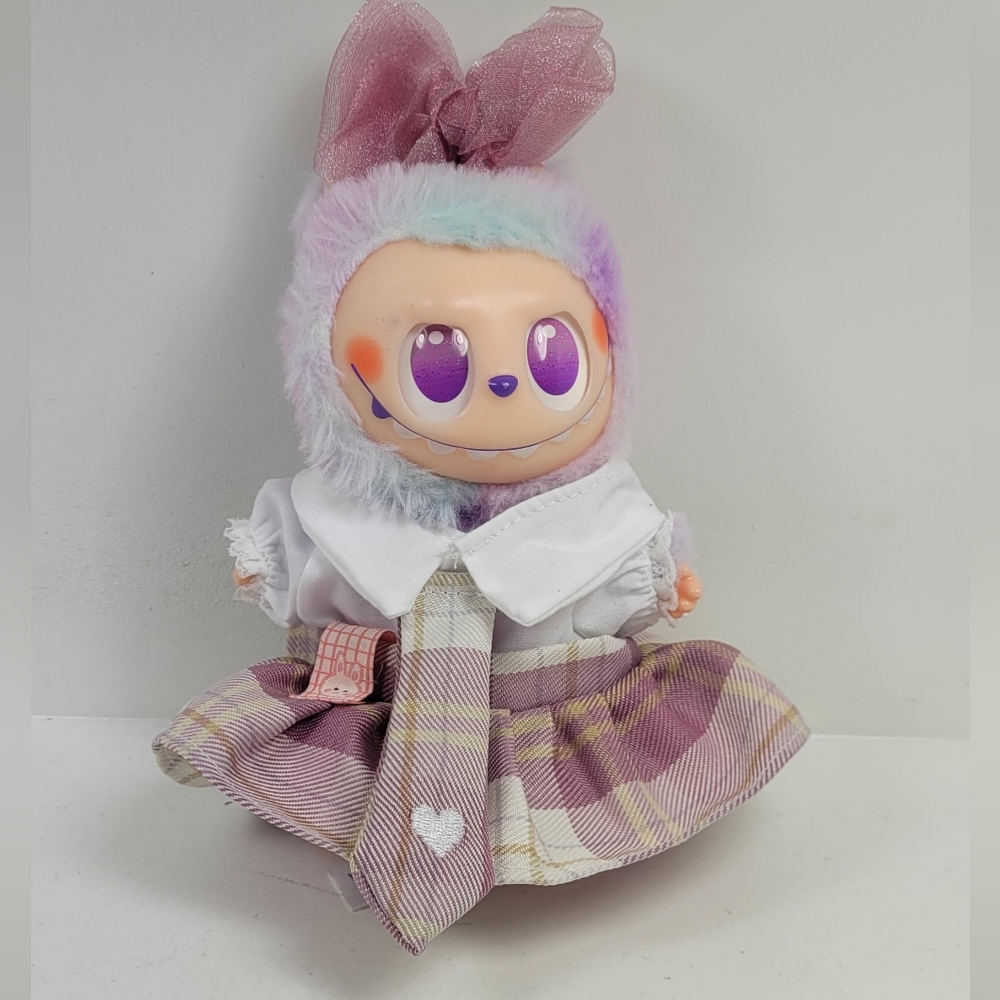 Adorable Plaid Skirt, Shirt, and Tie No Doll